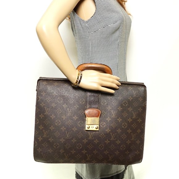 Auth Louis Vuitton Serviette Fermoir #3120L22 - Picture 8 of 8